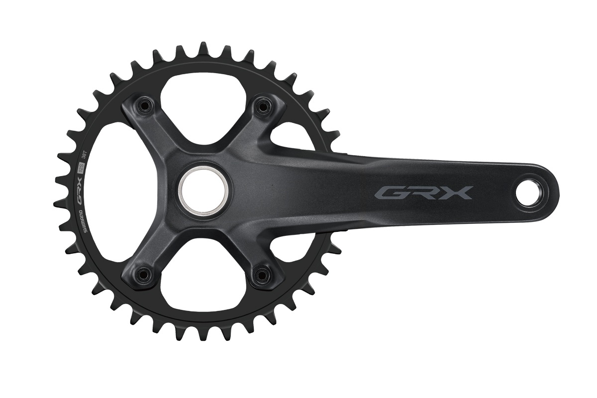 Shimano GRX FC-RX610 1x 12-Speed Crankset [EFCRX6101CXB0]