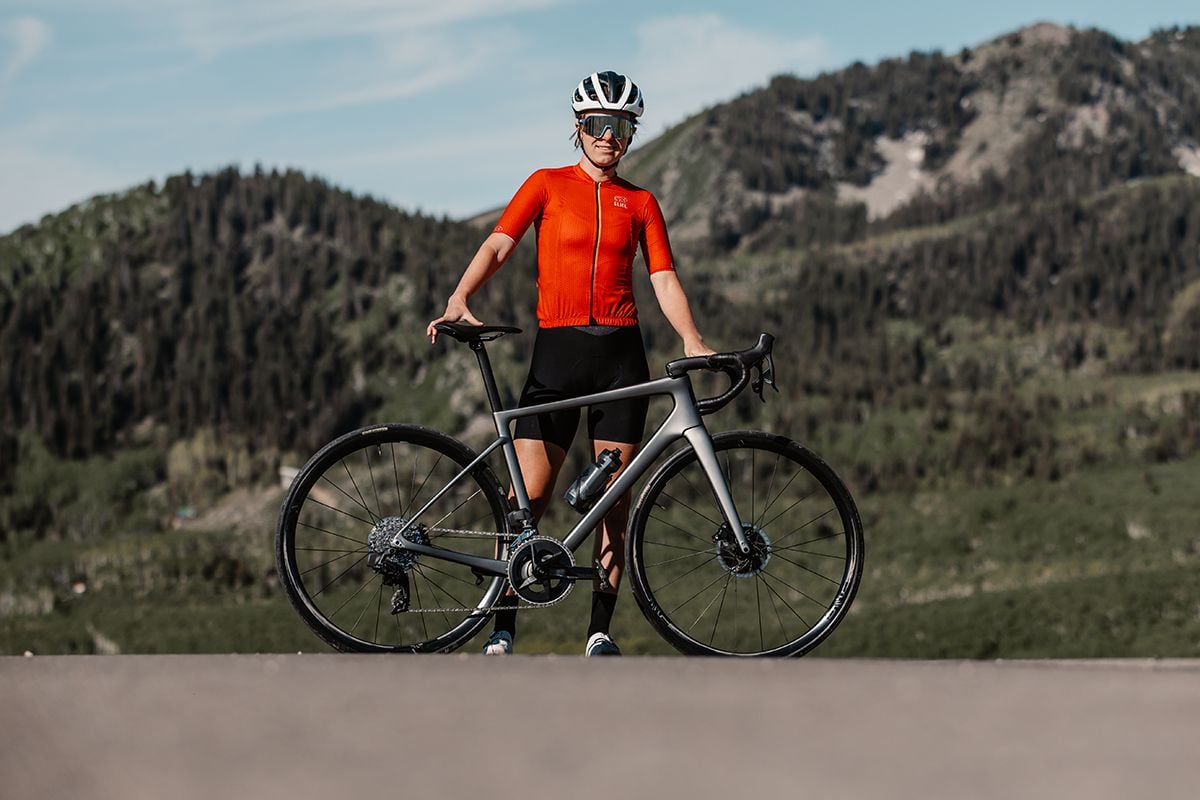 Rider standing with ENVE Melee